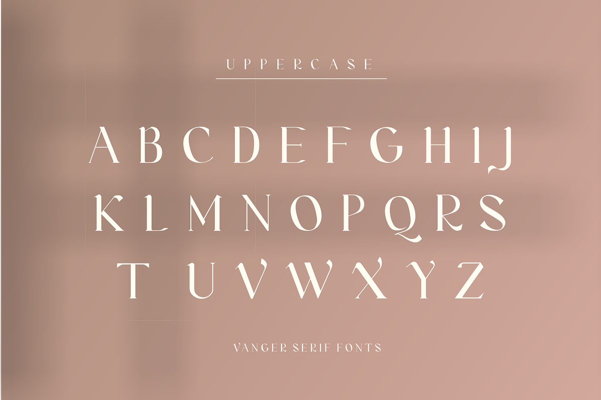 Vanger _ modern serif font, a Serif Font by Penatic Studio (Photo 6 of 10)