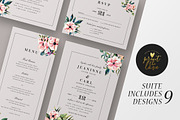 Wedding Invitation Suite - Jeaninne, an Invitation Template by Print The Love Boutique (Thumbnail 7 of 12)