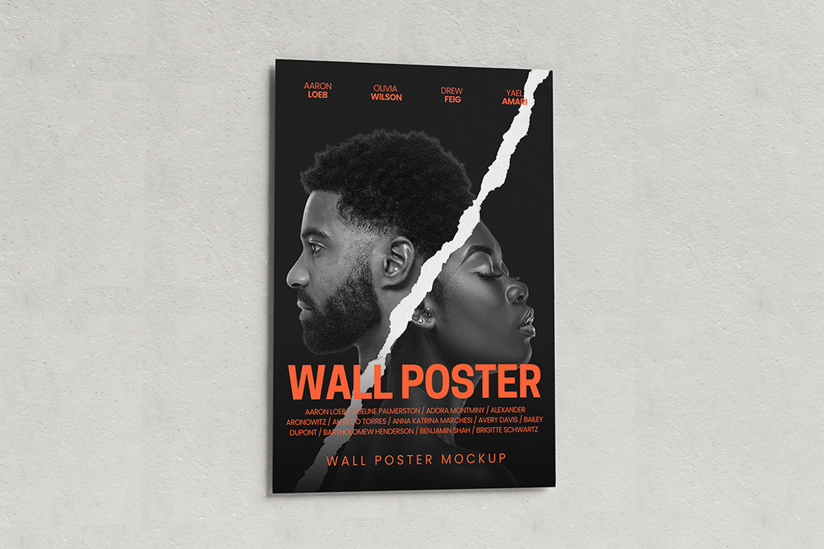 Wall Poster Mockup, an Advertising Mockup by swsi-studio (Photo 5 of 5)