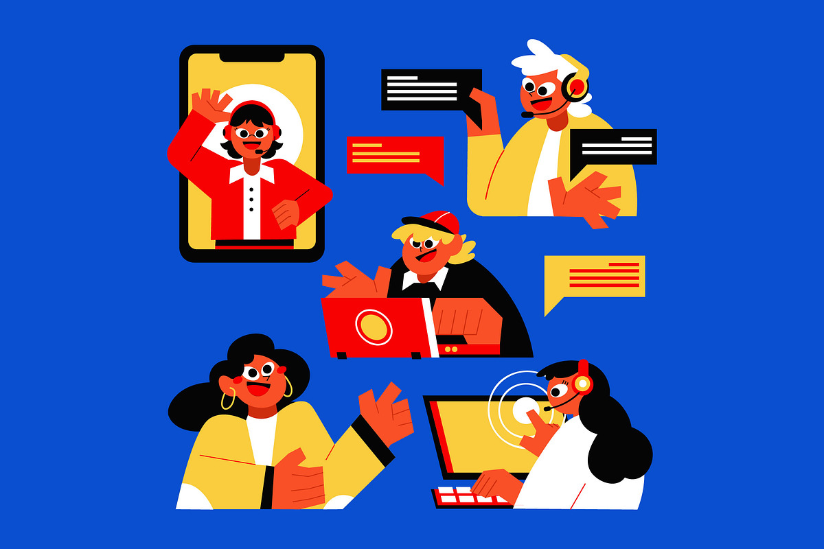 Consulting Service Illustration, a Work Illustration by graphicook