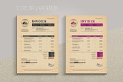 Retro Invoice | Excel & More Formats, a Stationery Template by GoldenPixelStudio (Thumbnail 3 of 4)