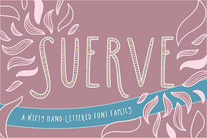 Suerve A Nifty Handwritten Font