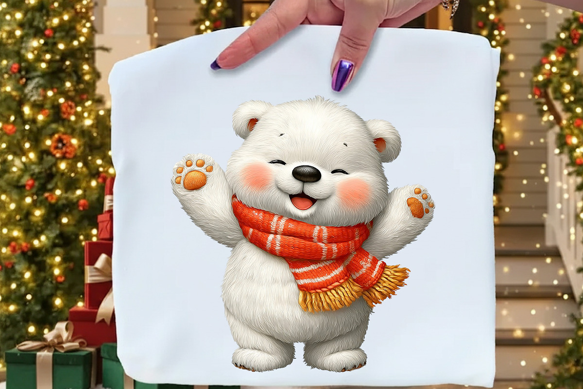 Retro Pastel Christmas Clipart, an Illustration by Craft Nest (Photo 10 of 10)