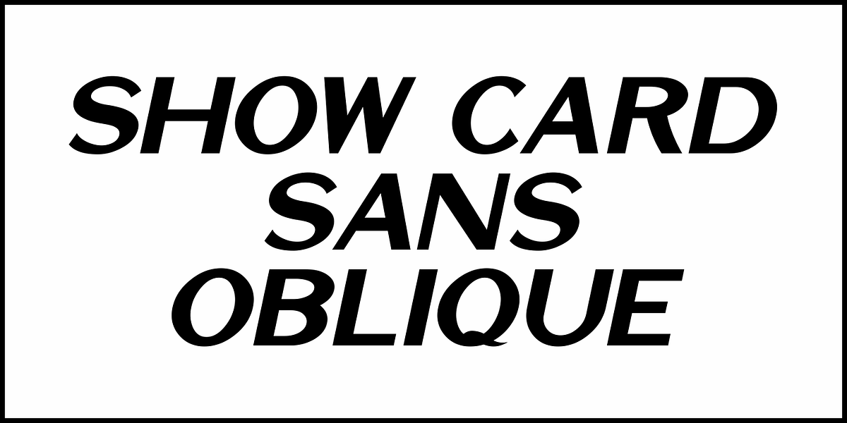 Show Card Sans JNL, a Sans Serif Font by Jeff Levine Fonts (Photo 4 of 5)
