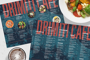 Restaurant Placemat Menu Template