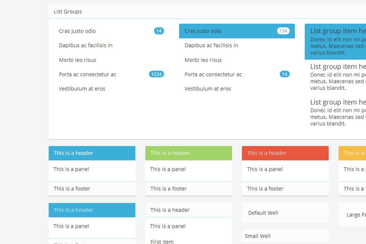 Bootstrap 3.0. RC2 theme white-blue, a Bootstrap Template by Bootstraptor (Photo 5 of 5)