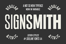 SFC Signsmith Variable Font