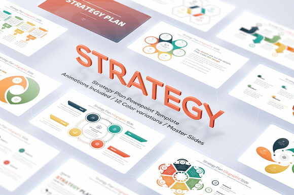 Strategy Plan PowerPoint Template preview 3