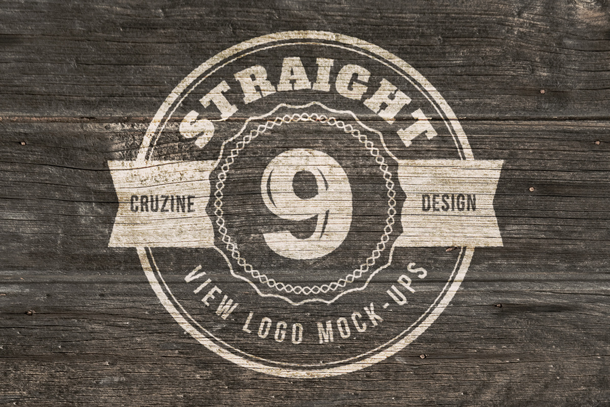 Straight View Logo Mock-ups, a Product Mockup by Cruzine (Photo 5 of 5)