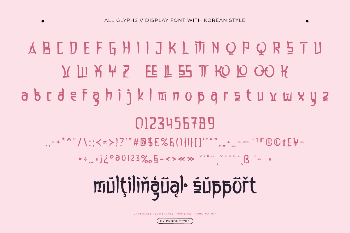 Waom - Korean Style Font, a Handwritten Font by productype1 (Photo 11 of 11)