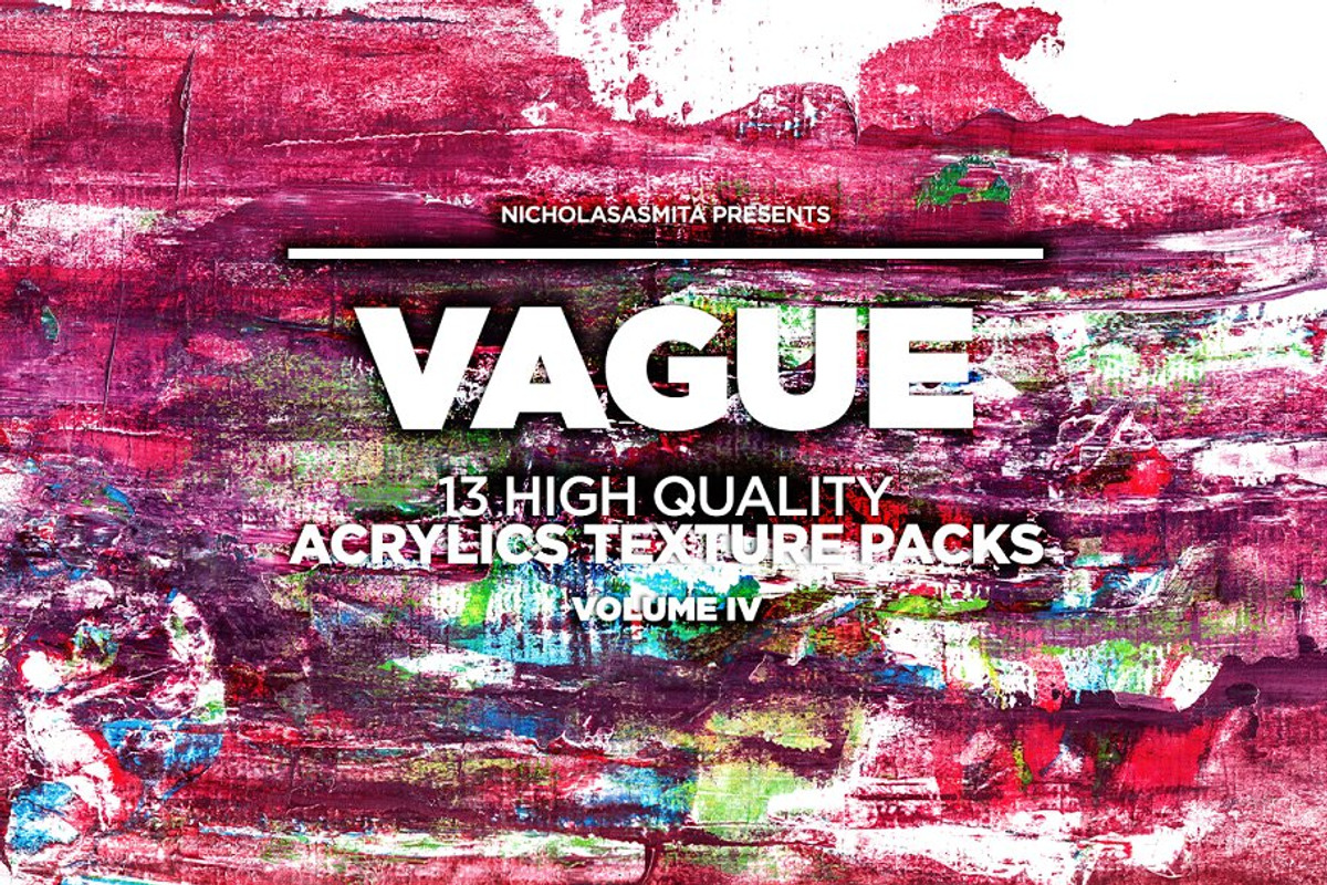 Vague 49 Acrylics Textures Packs, a Pattern Graphic by nicholasasmita (Photo 45 of 51)