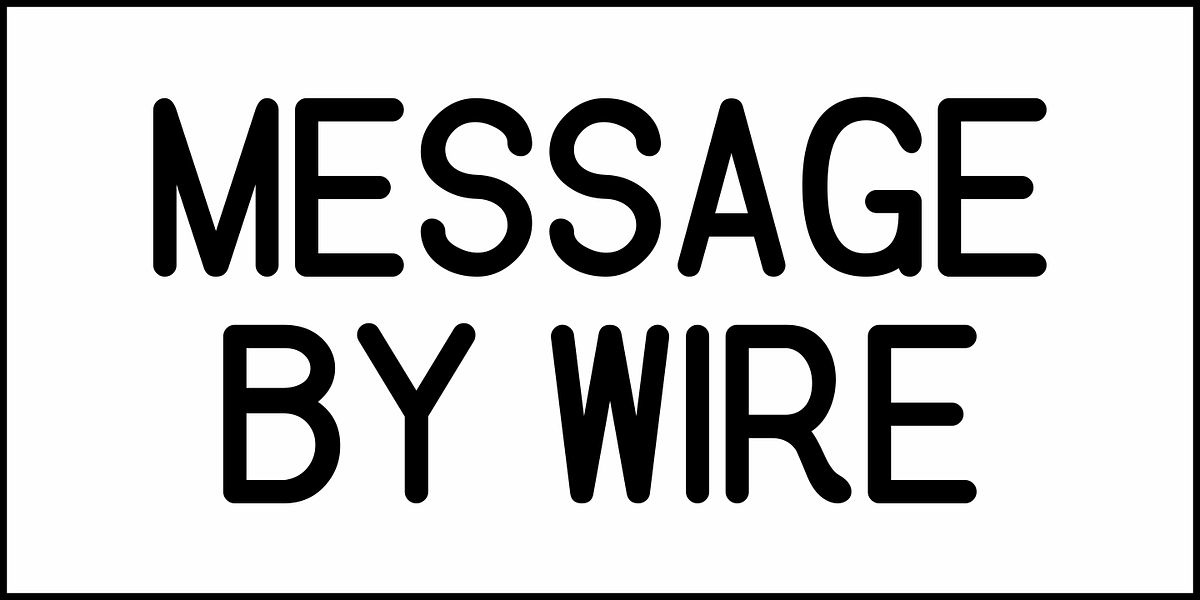 Message by Wire JNL, a Sans Serif Font by Jeff Levine Fonts (Photo 2 of 5)