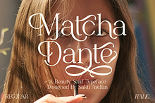 Matcha Dante - Beauty Serif Typeface