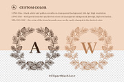 Christmas Wreath, Winter Monogram, an Object Graphic by ClipartMuchLove (Thumbnail 2 of 8)