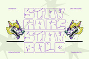 Lokistar - Bold Chunky Display Font, a Sans Serif Font by Flawless And Co (Thumbnail 3 of 10)