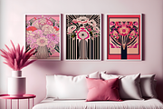 Art Deco Floral Bouquets Posters, a Decorative Illustration by Blynn Pippen (Thumbnail 7 of 10)