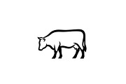 Farm Cow Silhouette Vector Bundle, an Illustration by Designs_River (Thumbnail 5 of 51)