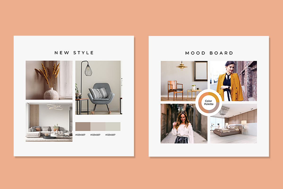 Social Media Mood Board Layout, an UI Kit Template by CreativeShaper (Photo 4 of 4)
