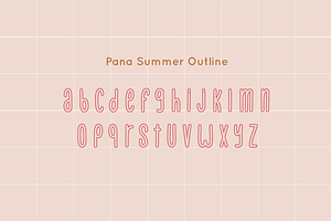 Pana Summer - Display Sans Font Duo