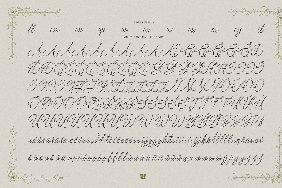 UT Nikahan Script -  Updated Version, a Script Font by Universitype (Photo 9 of 12)