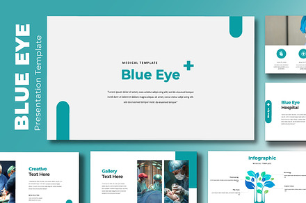 Blue Eye Medical Keynote, a Presentation Template by Overcloud