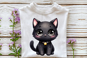 Watercolor Kawaii Halloween Clipart, an Illustration by Rose Art (Thumbnail 4 of 7)