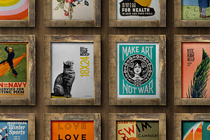 Frame Mockup 18 X 24 - Rustic Set