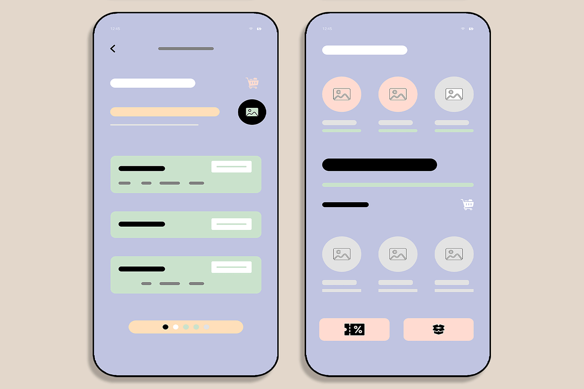 Mobile App Wireframe, a Wireframe Template by MightyDesign (Photo 4 of 8)