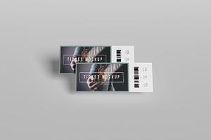 Event Tickets Mockup Set