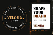 Velona, a Sans Serif Font by Reza Studio (Thumbnail 8 of 9)