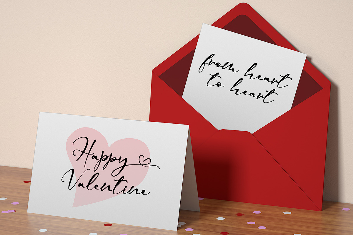 My Valentine, a Script Font by Letterara (Photo 3 of 11)