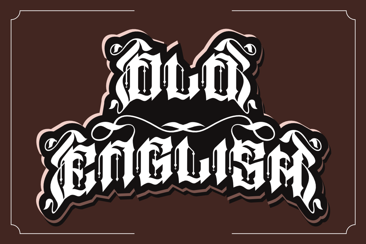 Jewal Glasmor - Tattoo Font, a Blackletter Font by QR Design Studio (Photo 3 of 14)