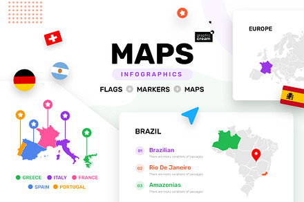 World Maps Infographics