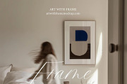 10 Frame Mockups with Person 2, an Advertising Mockup by ArtwithFrame (Thumbnail 4 of 14)
