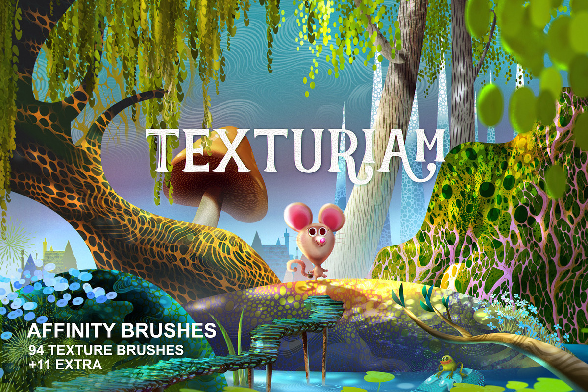 Gagatka's Texturiam Affinity brushes, a Brush Add-On by gagatka (Photo 1 of 8)