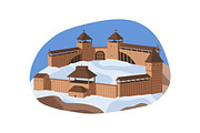Medieval fortresses, ancient castles, an Object Illustration by PaperTrident (Thumbnail 5 of 9)