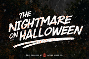 Wildwood Dry Brush Halloween Font, a Script Font by Haynie Design Co. (Thumbnail 1 of 8)