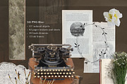 Vintage Books, Letters & Frames, an Object Graphic by alonahaidash (Thumbnail 4 of 19)