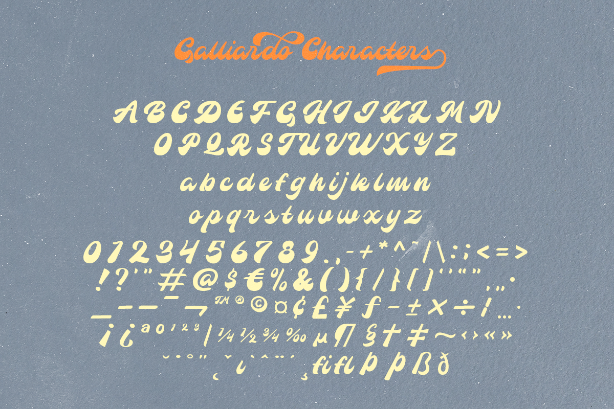 Galliardo - Y2K Script, a Script Font by Dharmas Foundry (Photo 13 of 15)