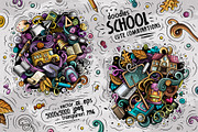 School Cartoon Doodle Big Pack, a Decorative Illustration by BALABOLKA (Thumbnail 6 of 13)