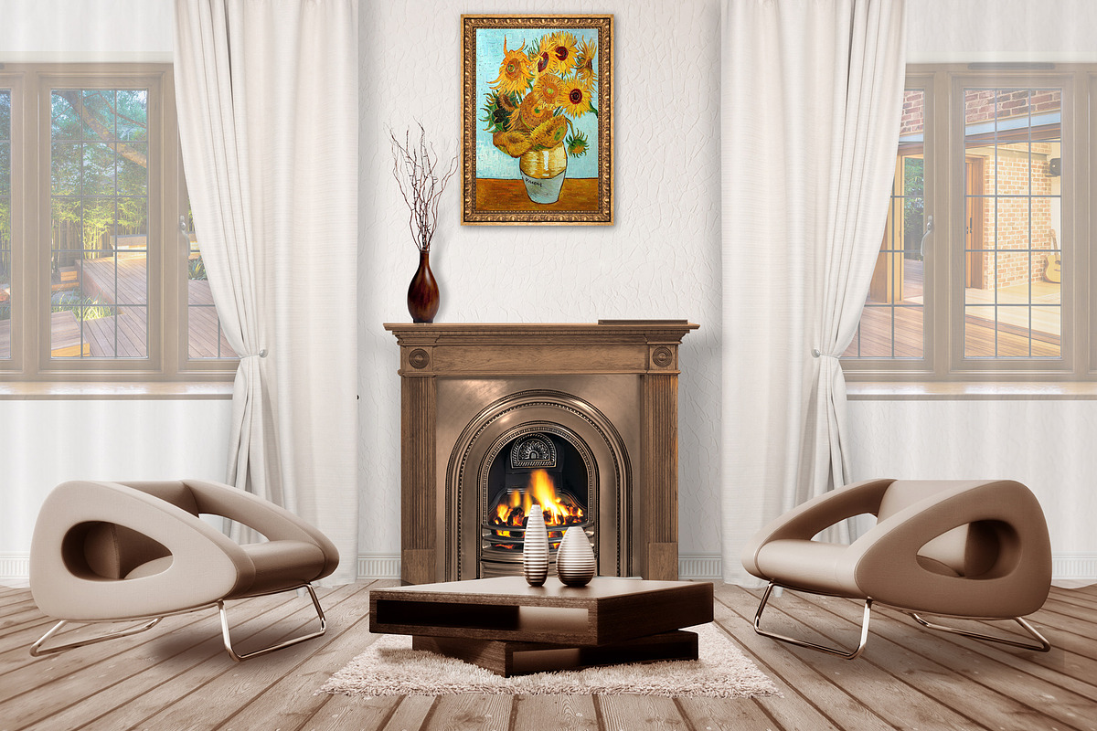 Living room interior Scene Creator, a Product Mockup by PSD Market (Photo 1 of 4)
