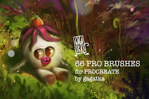 66 PRO brushes for PROCREATE