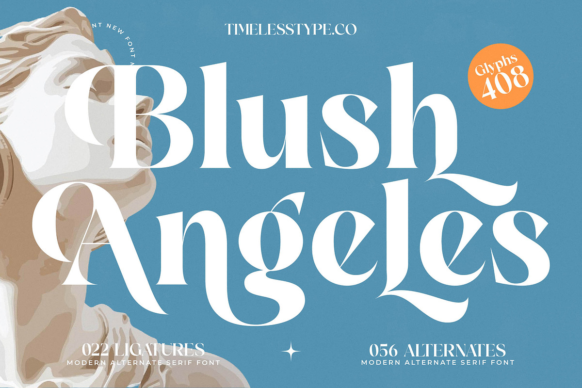 Blush Angeles Modern Serif Font, a Serif Font by timelesstype.co (Photo 1 of 20)