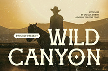 Wild Canyon – Western Slab Serif
