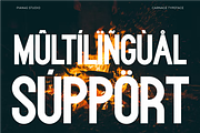 Carnage - Bold Condensed Sans Font, a Sans Serif Font by Pian45 Studio (Thumbnail 5 of 6)