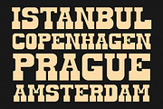 GF Western - Bold Slab Serif Font, a Slab Serif Font by GroovyFontCo (Thumbnail 6 of 10)
