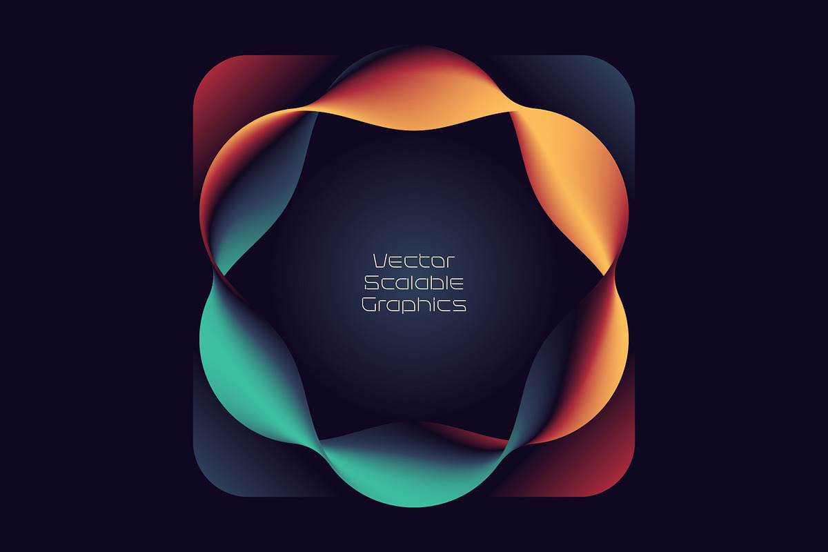 Abstract Gradient Vectors, a Background Graphic by Gleb Guralnyk (Photo 3 of 3)