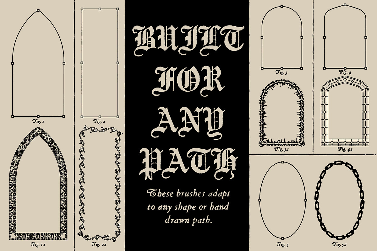 Cursed Illustrator Brushes, a Brush Add-On by MiksKS (Photo 7 of 24)