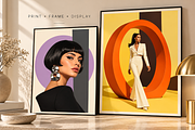 50 Retro Fashion Posters, a Beauty & Fashion Photo by MarisoArt (Thumbnail 6 of 6)