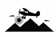 Adventure Plane & Mountain Set, an Illustration by BIPLOB EXPERT (Thumbnail 6 of 9)